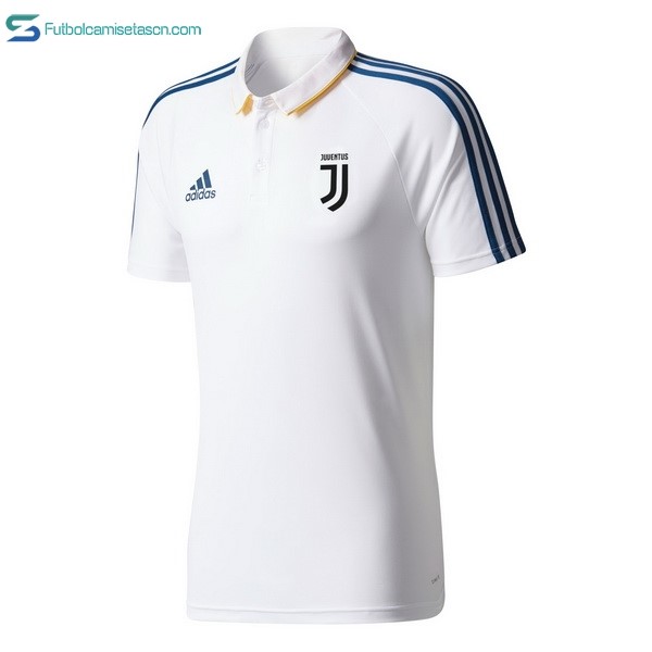 Polo Juventus 2017/18 Blanco Azul